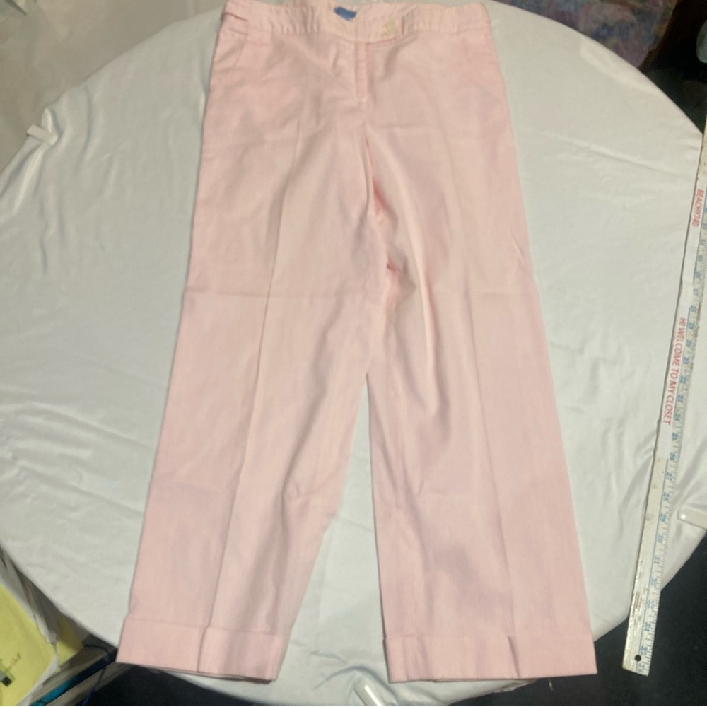 J. McLaughlin Light Pink Wide-Leg Trousers